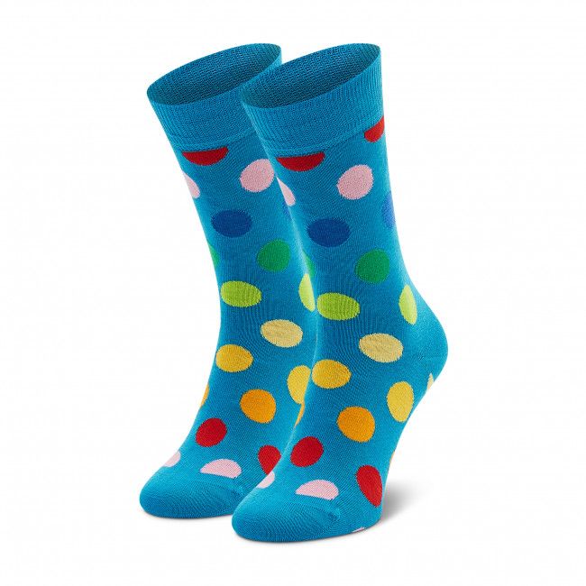 Skarpety Wysokie Unisex HAPPY SOCKS - BDO01-6701 Niebieski