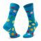 Skarpety Wysokie Unisex HAPPY SOCKS - BDO01-6701 Niebieski