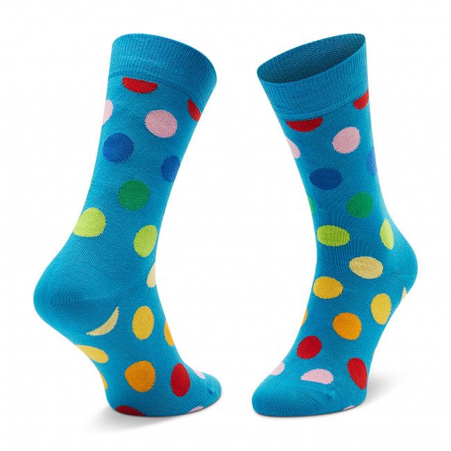 Skarpety Wysokie Unisex HAPPY SOCKS - BDO01-6701 Niebieski