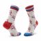 Calzini lunghi unisex HAPPY SOCKS - DOL01-1300 Bianco