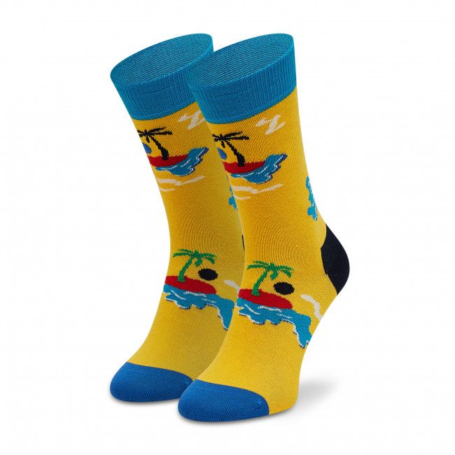 Calzini lunghi unisex HAPPY SOCKS - IIT01-2200 Giallo