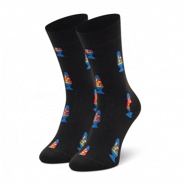 Calzini lunghi unisex HAPPY SOCKS - LMU01-9300 Nero