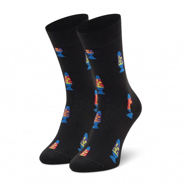 Calzini lunghi unisex HAPPY SOCKS - LMU01-9300 Nero