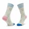 Calzini lunghi unisex HAPPY SOCKS - LND01-1300 Beige Multicolore