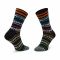 Calzini lunghi unisex HAPPY SOCKS - ATHAP29-9300 Nero