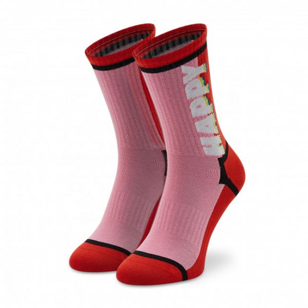 Calzini lunghi unisex HAPPY SOCKS - ATHAT14-4300 Rosso