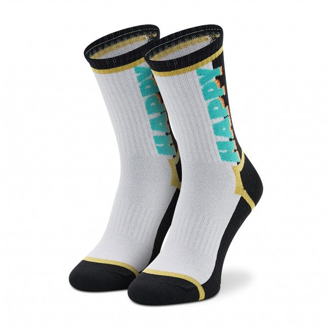 Calzini lunghi unisex HAPPY SOCKS - ATHAT14-9100 Bianco Nero