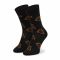 Calzini lunghi da donna HAPPY SOCKS - PIS13-9300 Nero