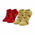 Set di 2 paia di calzini corti unisex HAPPY SOCKS - PIZ02-4300 Multicolore