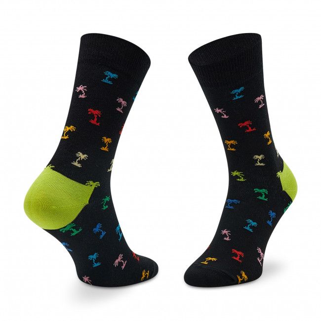 Calzini lunghi unisex HAPPY SOCKS - PLM01-9300 Nero