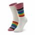 Calzini lunghi unisex HAPPY SOCKS - PRR01-1300 Bianco Multicolore