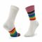Calzini lunghi unisex HAPPY SOCKS - PRR01-1300 Bianco Multicolore