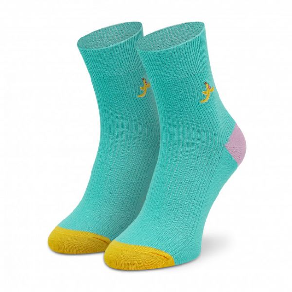 Calzini lunghi da donna HAPPY SOCKS - BBS13-7000 Verde