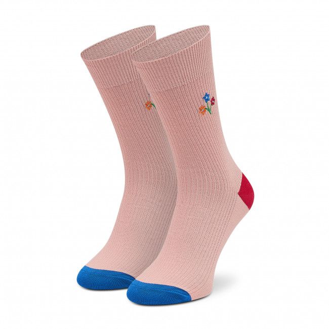 Calzini lunghi da donna Happy Socks - REBOU01-3000 Rosa