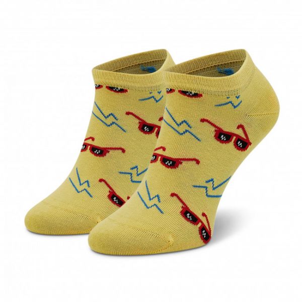 Calzini corti unisex Happy Socks - SND05-2000 Giallo