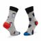 Calzini lunghi unisex HAPPY SOCKS - SNP01-9700 Grigio Multicolore