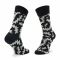 Calzini lunghi unisex HAPPY SOCKS - ZIG01-9100 Multicolore Nero
