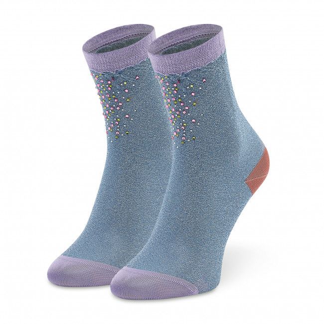 Calzini lunghi da donna Happy Socks - SISEMB01-6000 Blu