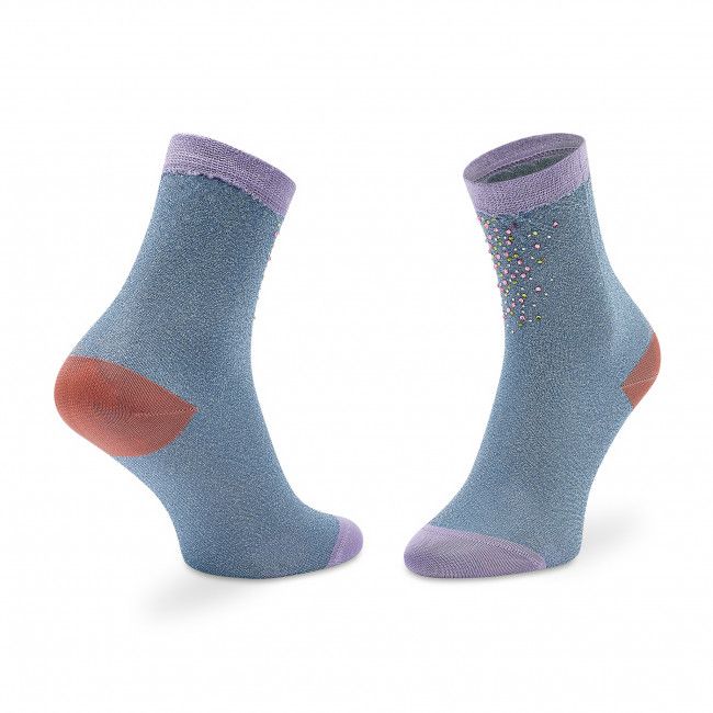 Calzini lunghi da donna Happy Socks - SISEMB01-6000 Blu