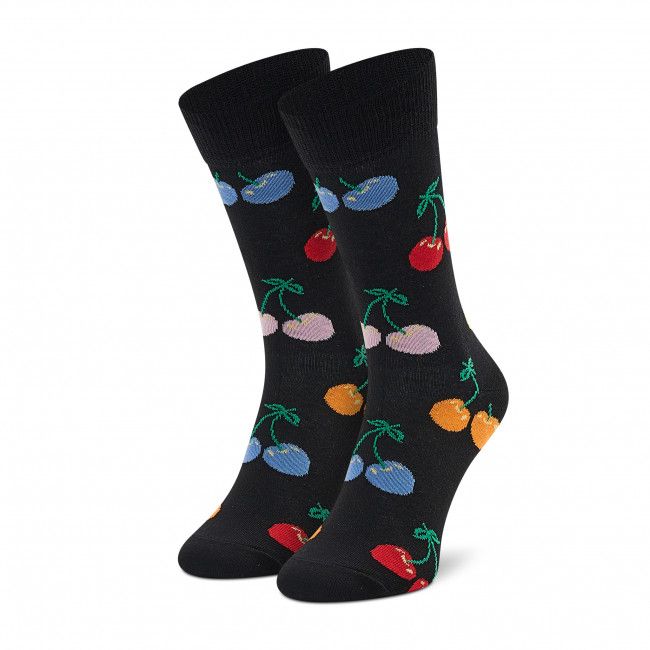 Calzini lunghi unisex HAPPY SOCKS - CHE01-9050 Nero