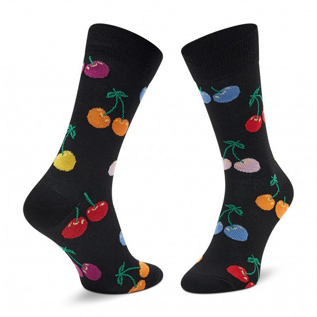 Calzini lunghi unisex HAPPY SOCKS - CHE01-9050 Nero