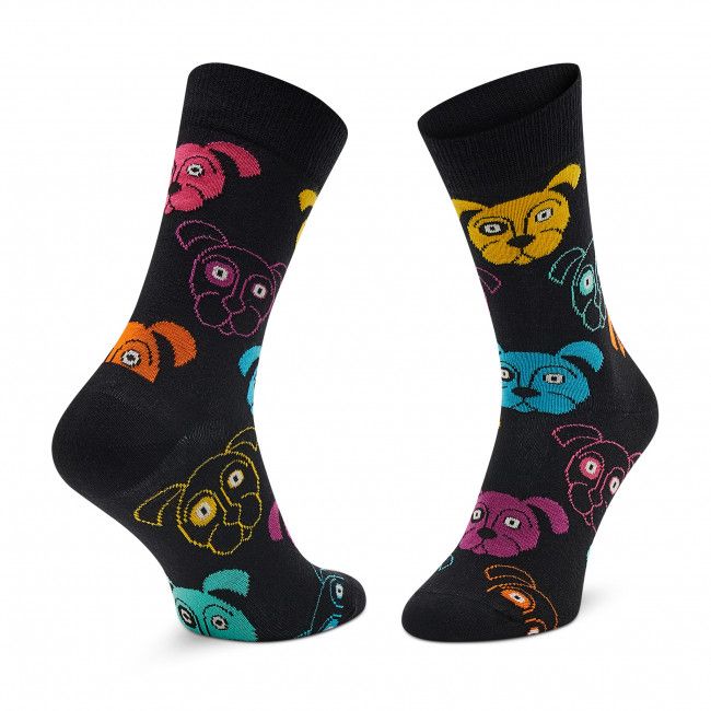 Calzini lunghi unisex HAPPY SOCKS - DOG01-9050 Nero