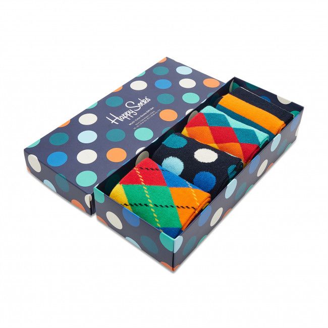 Calzini lunghi unisex Happy Socks - XMIX09-6050 Multicolore