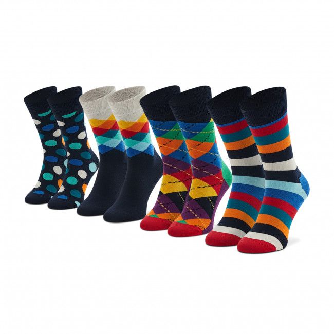 Calzini lunghi unisex Happy Socks - XMIX09-6050 Multicolore