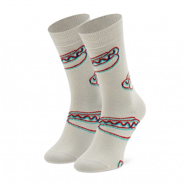 Calzini lunghi unisex HAPPY SOCKS - HDS01-1300 Beige