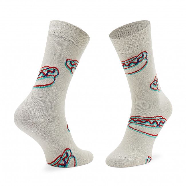 Calzini lunghi unisex HAPPY SOCKS - HDS01-1300 Beige