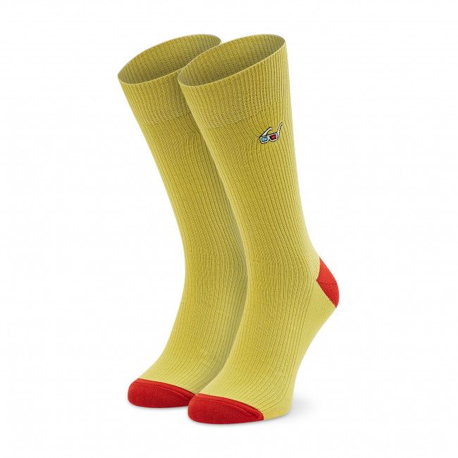 Calzini lunghi unisex HAPPY SOCKS - REGLA01-2000 Giallo