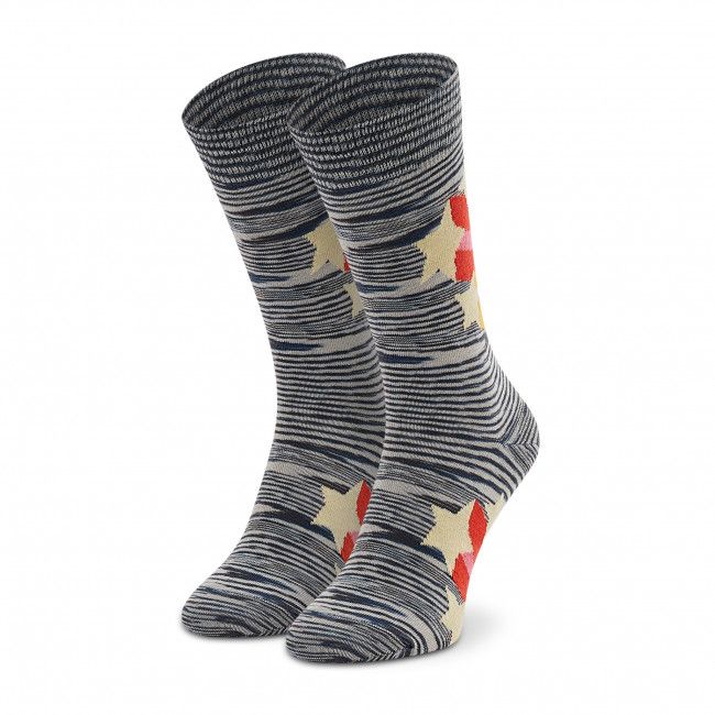 Calzini lunghi unisex HAPPY SOCKS - SHO01-9700 Grigio