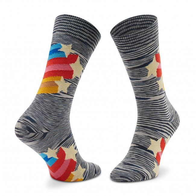 Calzini lunghi unisex HAPPY SOCKS - SHO01-9700 Grigio