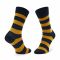 Calzini lunghi da uomo HAPPY SOCKS - STR01-6550 Giallo Nero
