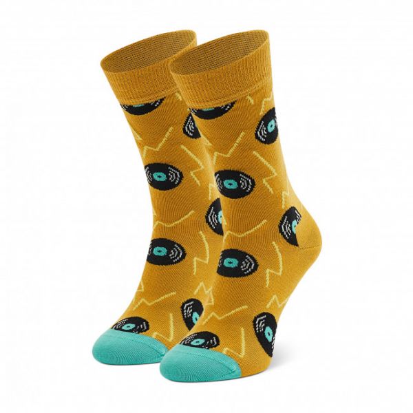 Calzini lunghi unisex Happy Socks - VIN01-2400 Giallo