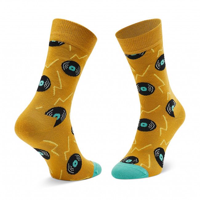 Calzini lunghi unisex Happy Socks - VIN01-2400 Giallo