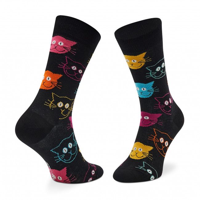 Set di 2 paia di calzini lunghi unisex Happy Socks - MJA02-9050 Nero