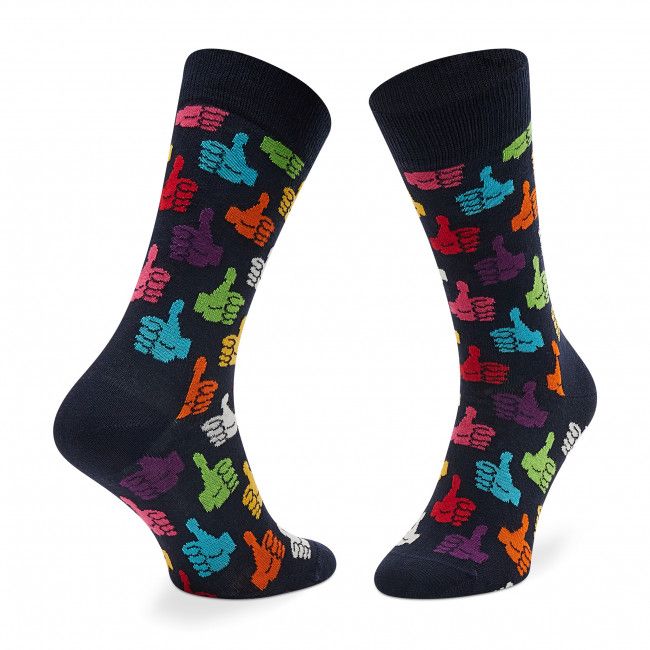 Set di 2 paia di calzini lunghi unisex Happy Socks - MJA02-9050 Nero