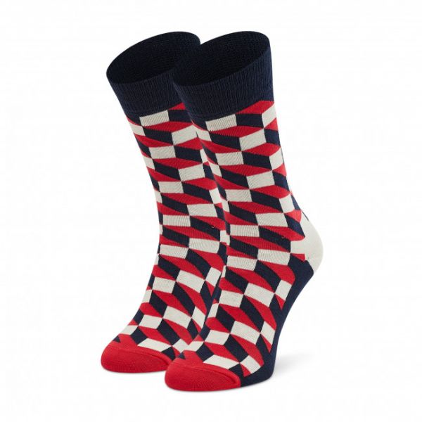 Calzini lunghi unisex Happy Socks - FO01-068 Multicolore