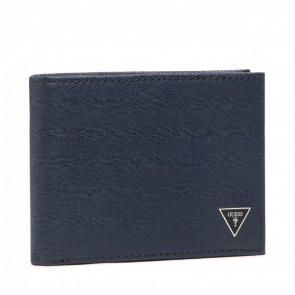 Portafoglio grande da uomo GUESS - Certosa Bilfold W Sf W Cp SMCRTS LEA24 NAV