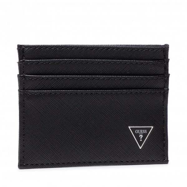 Custodie per carte di credito Guess - Certosa Card Case SMCRTS LEA25 BLA