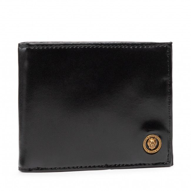 Portafoglio grande da uomo Guess - King Billfold W Coin Pocket SMKNGG LEA20 BLA