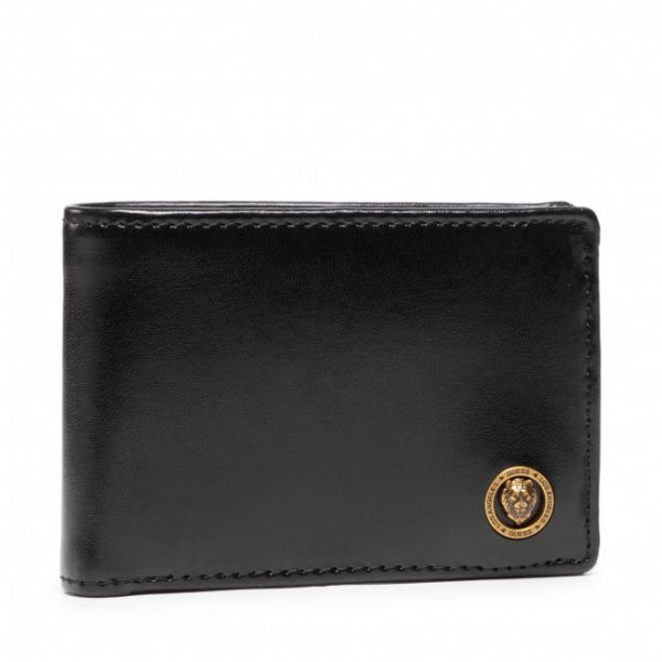 Portafoglio piccolo da uomo GUESS - King 4 Card Case W Coin SMKNGG LEA74 BLA