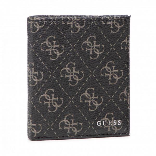 Portafoglio piccolo da uomo Guess - Vezzola Small Blfd W Cp SMMONO LEA22 BLA