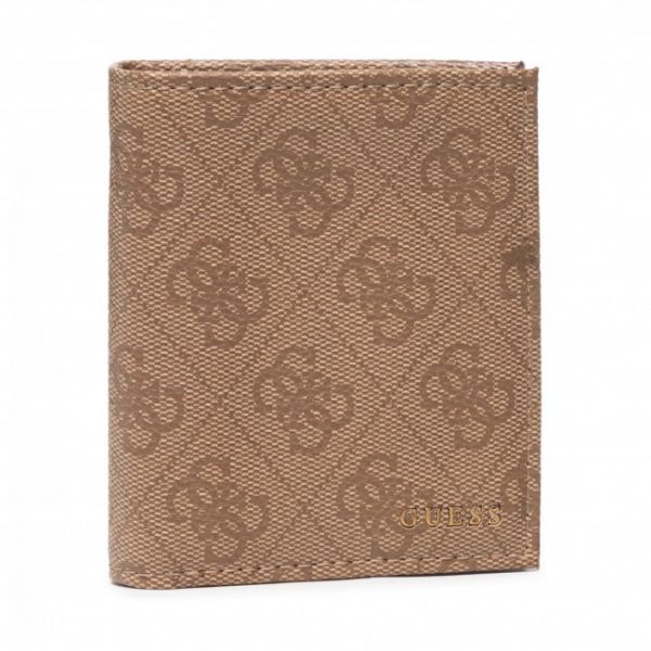 Portafoglio grande da uomo Guess - Vezzola Small Blfd W Cp SMMONO LEA22 BRO