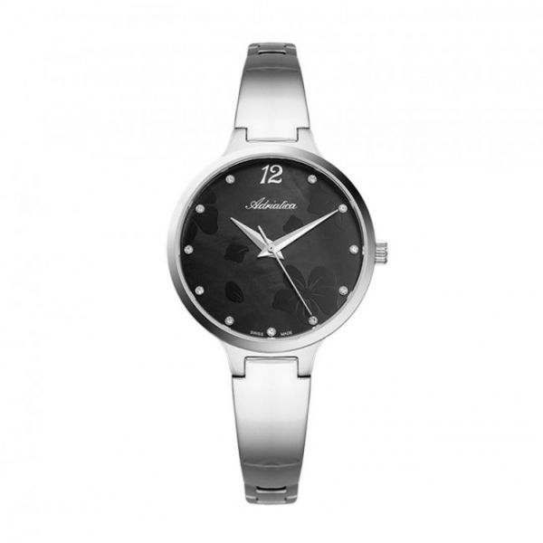 Orologio Adriatica - A3710.5174Q Silver/Black Orologio Adriatica - A3710.5174Q Silver/Black