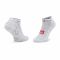 Calzini corti unisex Compressport - Pro Racing Socks V3.0 Run Low RSLV3-0000 White