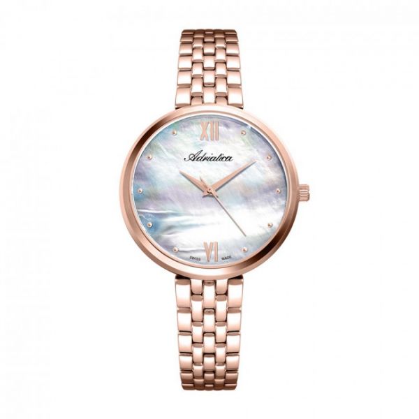 Orologio Adriatica - A3760.918ZQ Rose Gold/White Orologio Adriatica - A3760.918ZQ Rose Gold/White