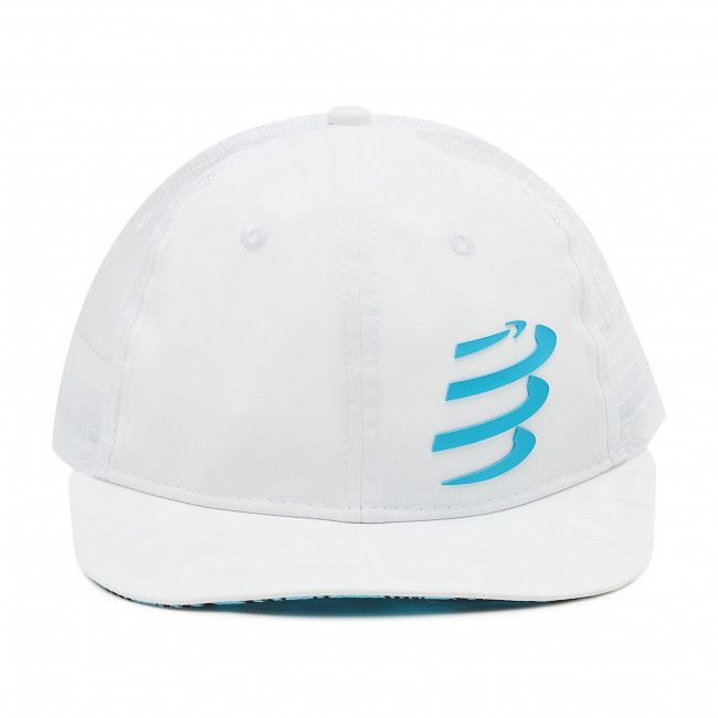 Cappello con visiera COMPRESSPORT - Racing Trucker CU00004B-001 White