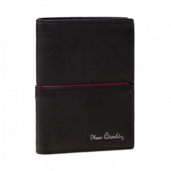 Portafoglio grande da uomo Pierre Cardin - Tilak38 326 Nero/Rosso